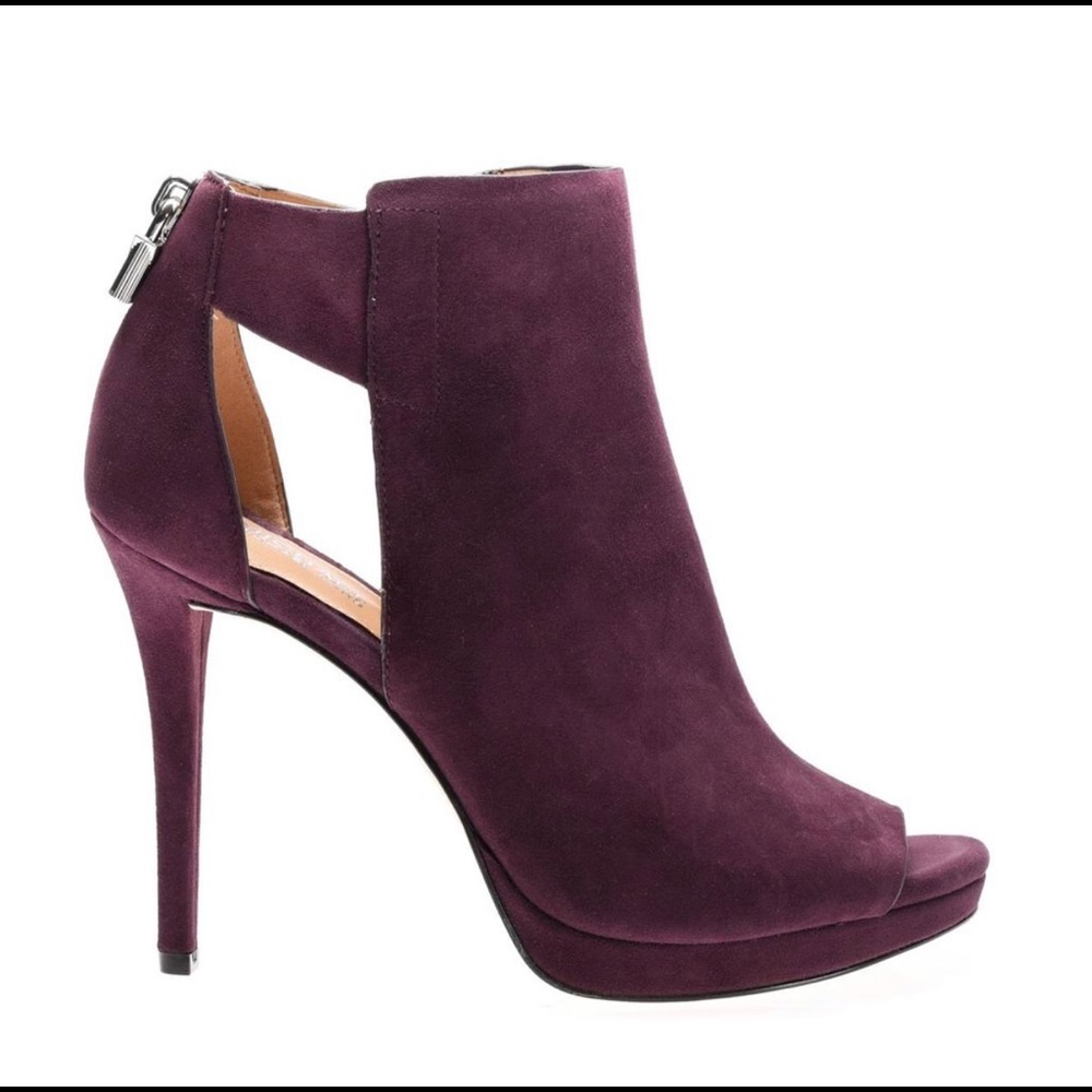 Michael kors black Mira open toe heel